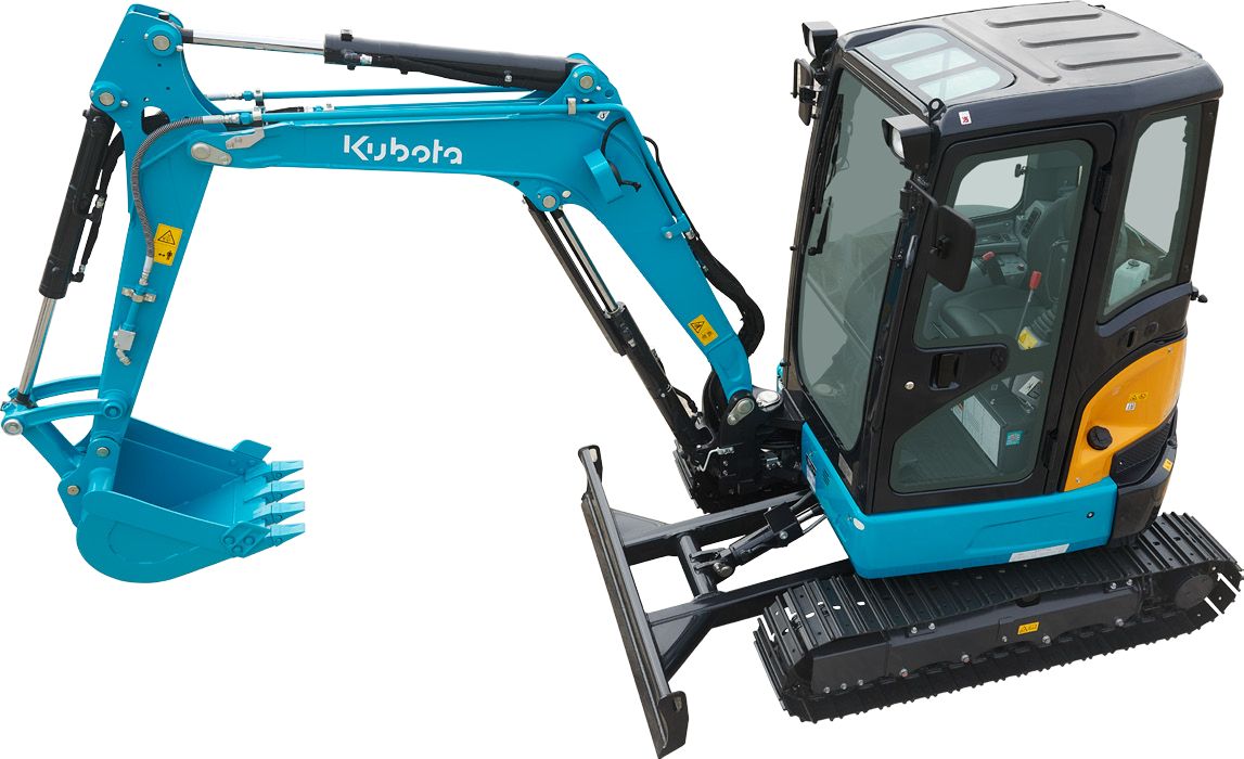 Мини-экскаватор Kubota U30 (кабина)