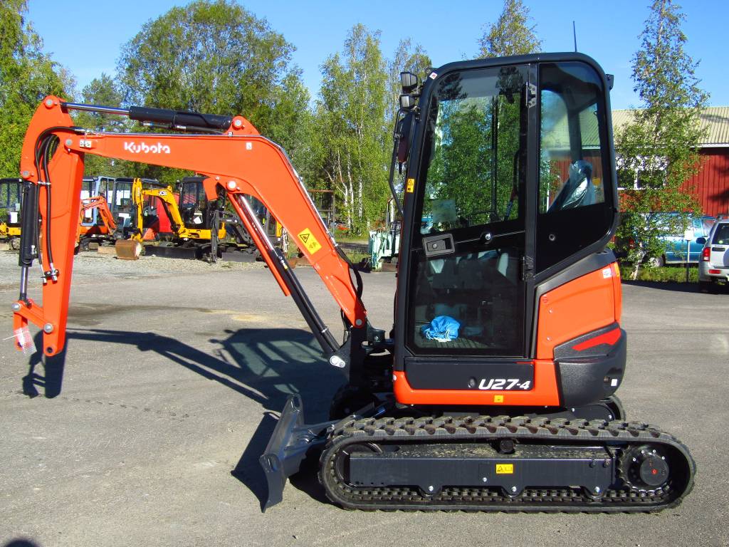 Мини-экскаватор Kubota U27-4 купить у производителя — Официальный  дистрибьютор Kubota